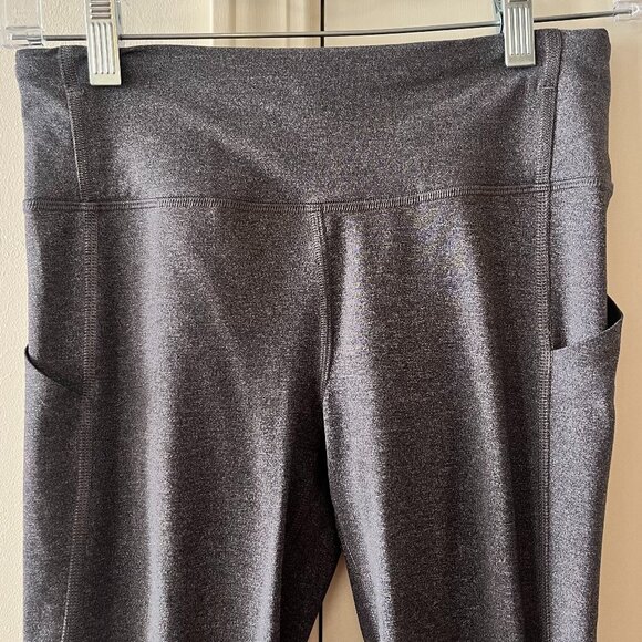 Lululemon Pace Rival Crop 22" Heathered Black size 4 - Picture 7 of 12